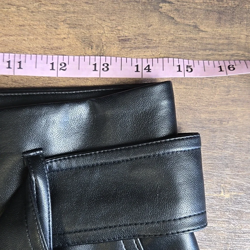 Wifred Vegan Leather Pants - Size 8